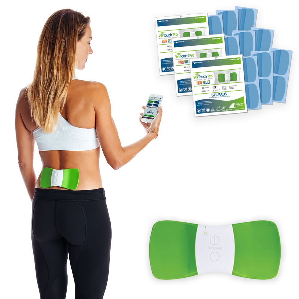 WiTouch Bundle, Includes 1 TENS Unit & 3 Packs of Pads